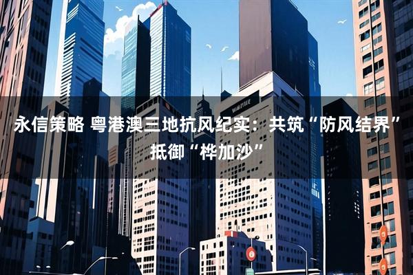 永信策略 粤港澳三地抗风纪实：共筑“防风结界”抵御“桦加沙”