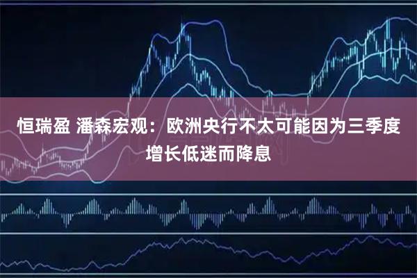 恒瑞盈 潘森宏观：欧洲央行不太可能因为三季度增长低迷而降息