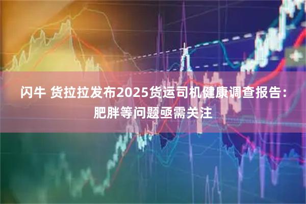 闪牛 货拉拉发布2025货运司机健康调查报告：肥胖等问题亟需关注