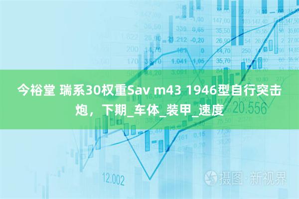今裕堂 瑞系30权重Sav m43 1946型自行突击炮，下期_车体_装甲_速度